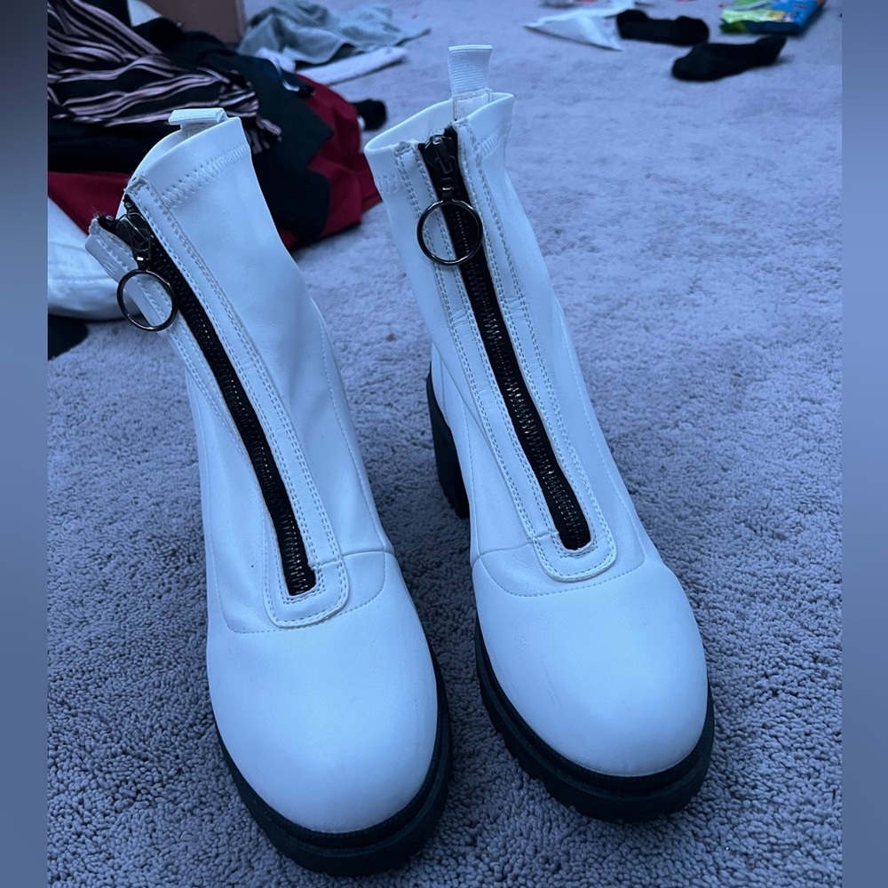 White boots